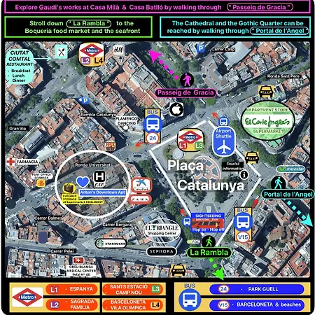 Anton's Downtown 아파트 바르셀로나